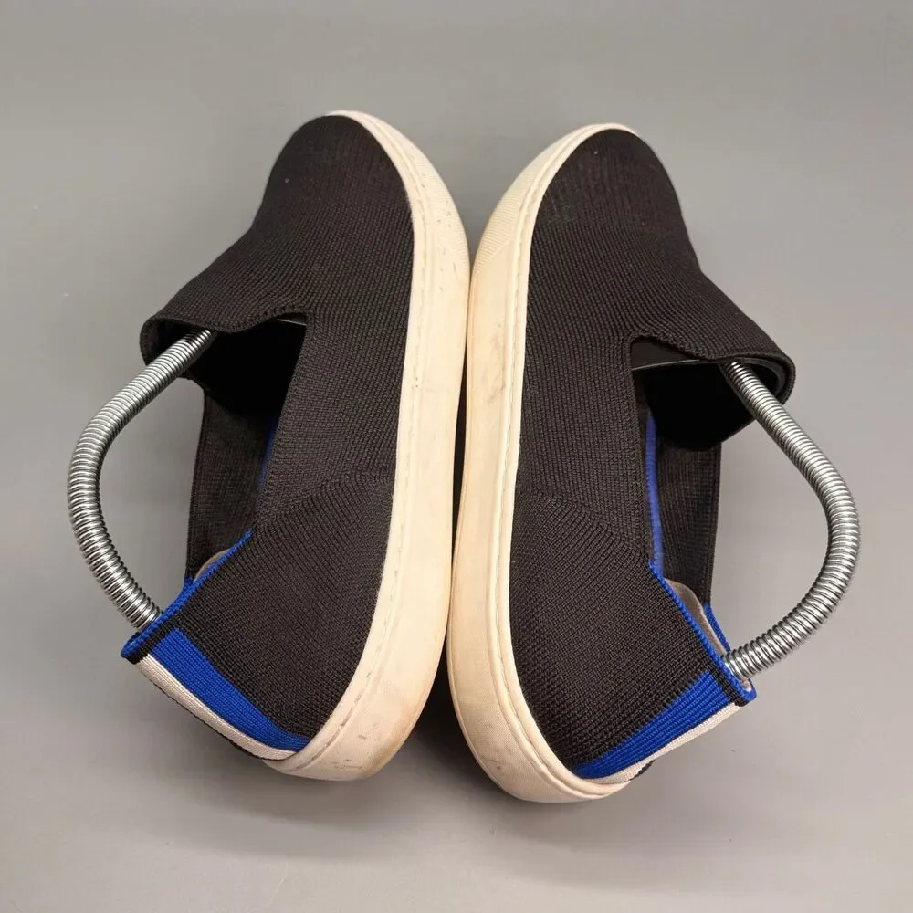Rothy's The Original Slip on Sneakers Women's 10 Black Low Top Comfort Shoes